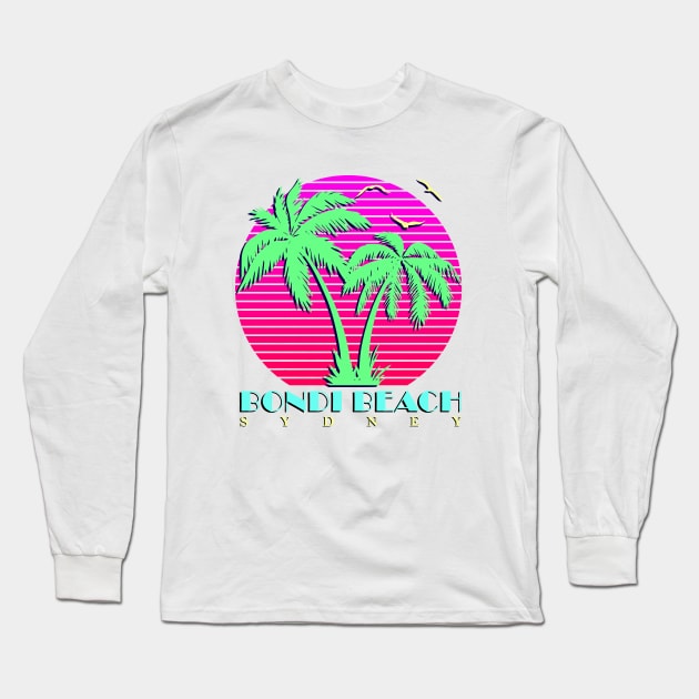 Bondi Beach Long Sleeve T-Shirt by Nerd_art